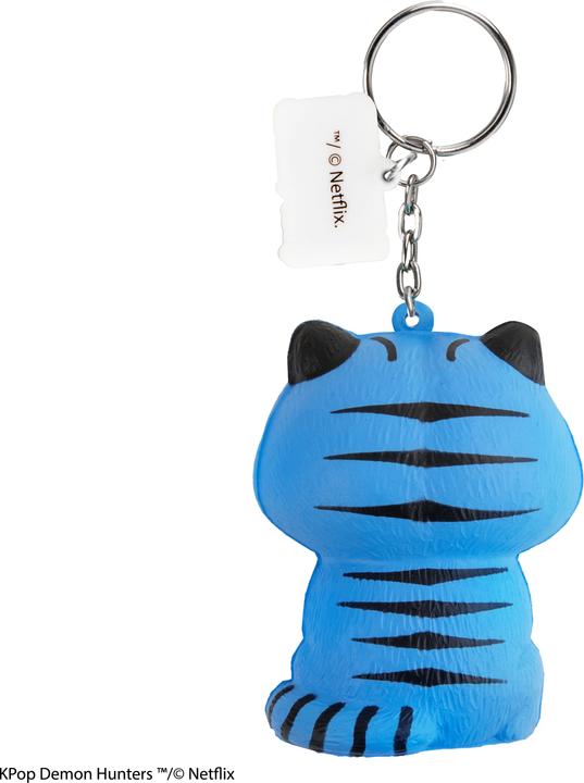 Actual product image Cinereplicas Kpop Demon Hunters Derpy Tiger Squishy Keychain