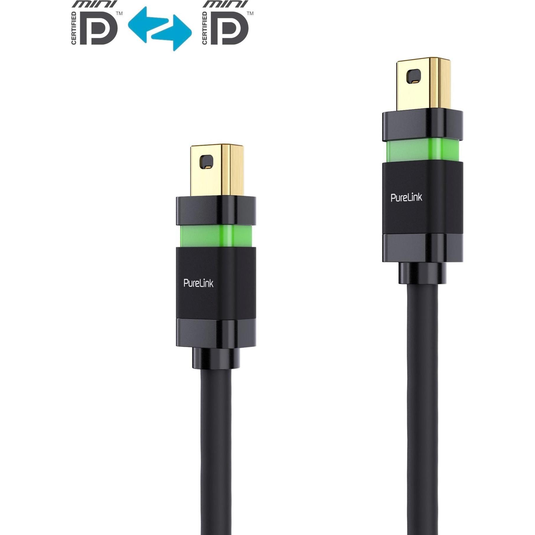Thumbnail - Purelink Kabel ULS Zert. 4K High Speed Mini-DisplayPort, 2 m (2 m, DisplayPort), Video Kabel
