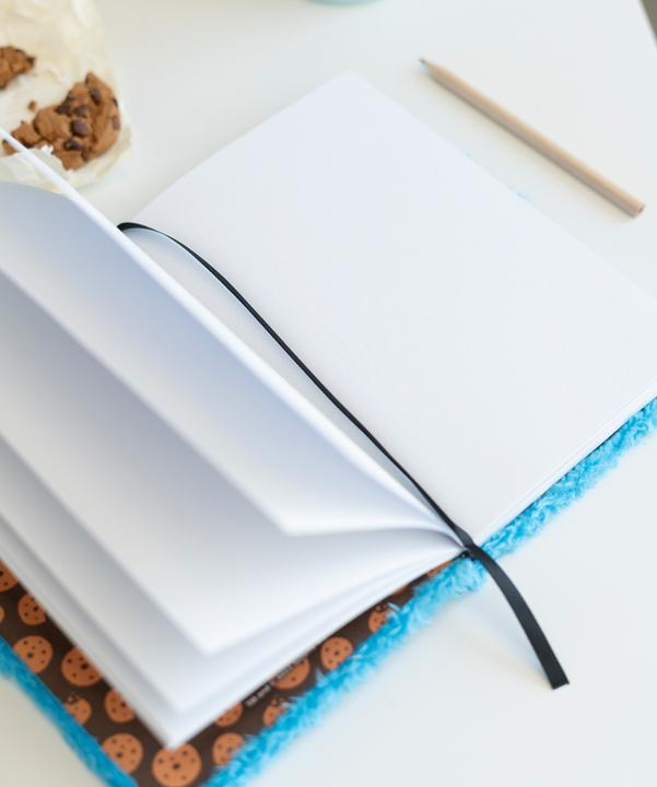 Immagine prodotto Sesame Street Cookie Monster A5 premium plush notebook (A5, Copertina rigida)