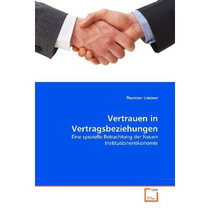 Vertrauen in Vertragsbeziehungen, Fachbücher