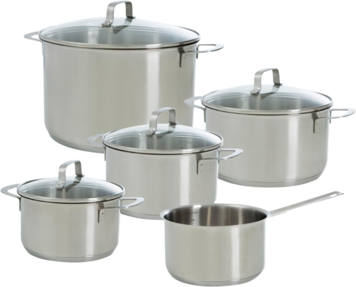 Actual product image BK Bistro breakdown set - 5 delig - Inductie (Pan set + pot set)