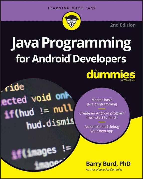 Produktbild Java Programming for Android Developers For Dummies (Englisch, Barry Burd, 2016)
