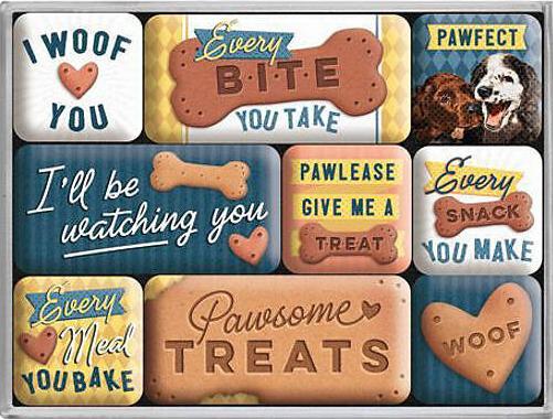 Produktbild Nostalgic-Art Merchandising Magnet Set. Animal Club / Every Bite You Take Dog Treats