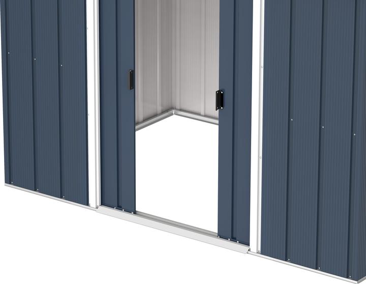 Actual product image Tepro Eco 8x6 shed, anthracite/white