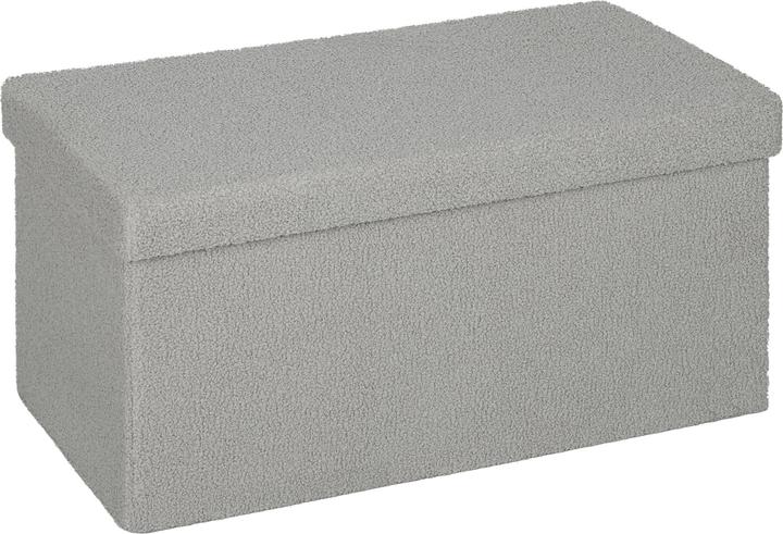 Image du produit Homcom Sitzbank Polyester, MDF Hellgrau (38 cm)