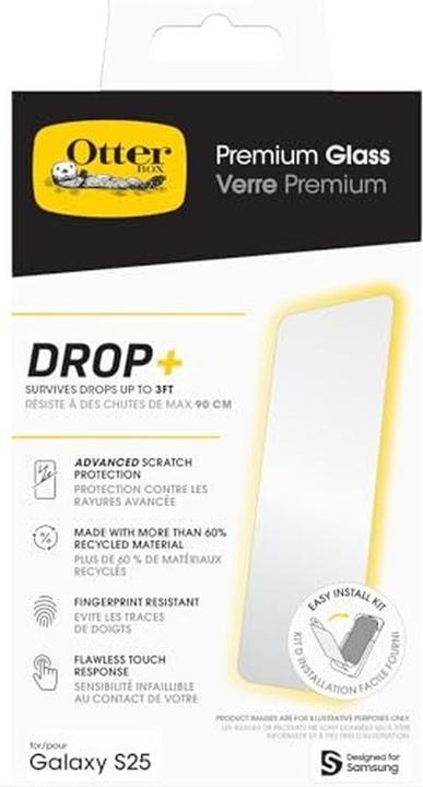 Produktbild OtterBox Premium Glass (1 Stk., Samsung Galaxy S24, Samsung Galaxy S25)