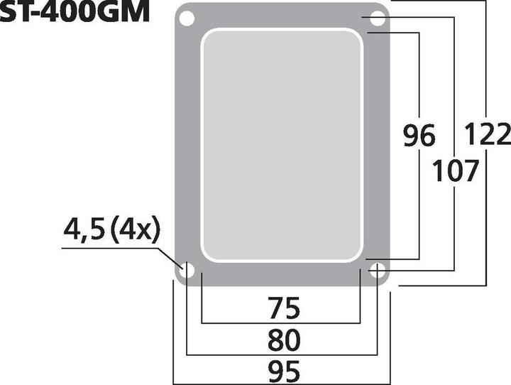 Image du produit Monacor Bornier encastré pour le bi-câblage ou la bi-amplification