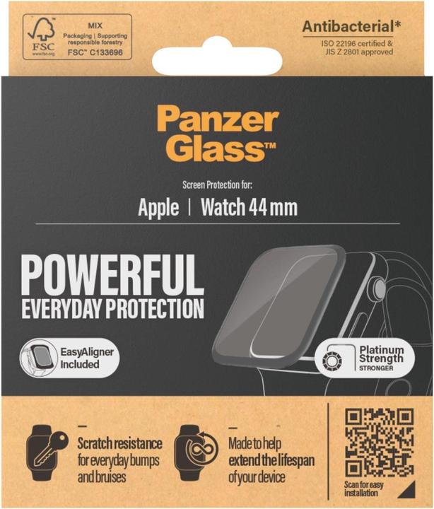 Produktbild PanzerGlass Displayschutz Apple Watch 44 mm (Apple Watch Series 6, Apple Watch Series 5, Apple Watch SE, Apple Watch Series 4)