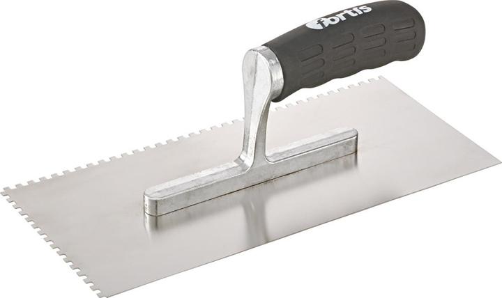 Actual product image Magni Smoothing trowel serrated stainless steel 8x 8mm soft grip FORTIS