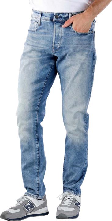 Produktbild G-Star 3301 Straight Tapered Jeans Elto Stretch indigo aged (W34/L34, W30/L32, W30/L34, W31/L32, W32/L34, W36/L32, W36/L34, W33/L32, W29/L32, W34/L32)