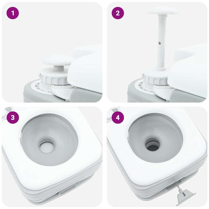 Produktbild vidaXL Camping-Toilette