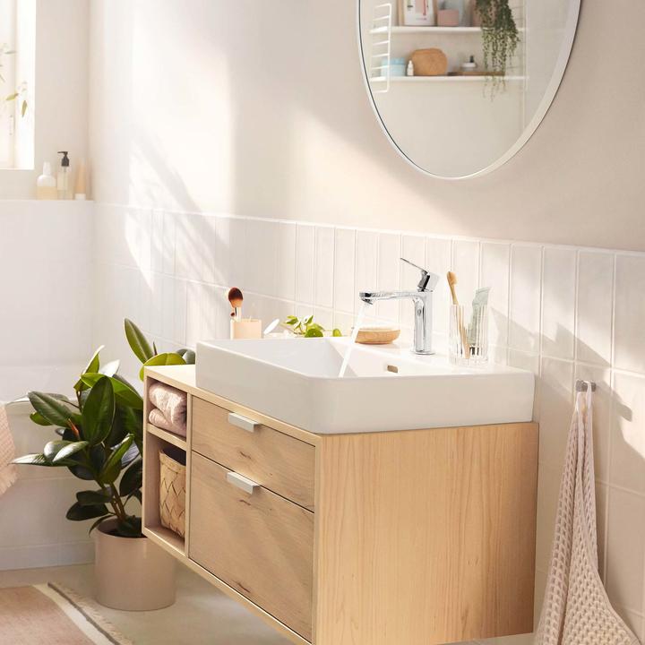 Produktbild hansgrohe HG Einhebel-Waschtischmischer Rebris S 110 CoolStart EcoSm m ZAG chrom