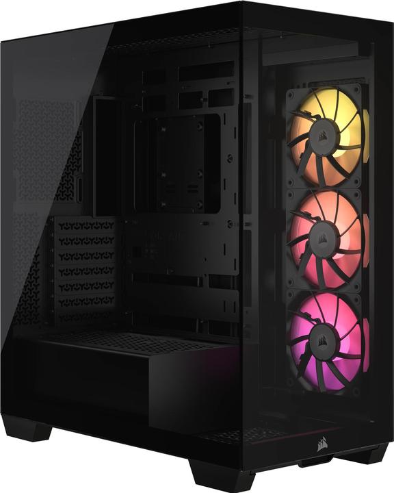 Corsair Case iCUE 3500X RGB Midi TG black BTF+ZERO (ATX, E-ATX, mATX, Mini-ITX)