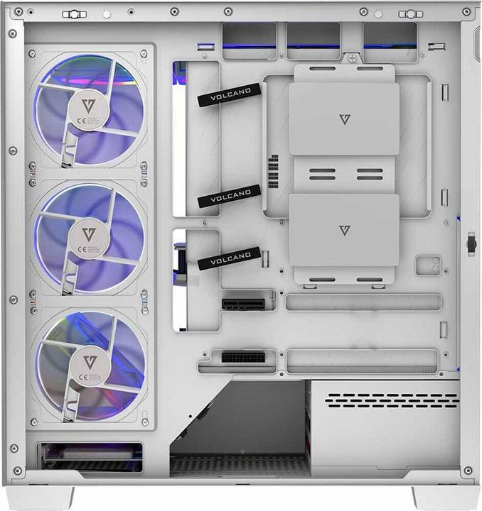 Produktbild Modecom Computergehäuse VOLCANO STELLAR ARGB MIDI 8F (ATX, mATX, Mini-ITX)