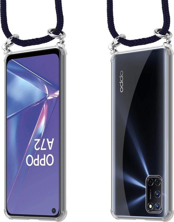 Produktbild Cadorabo TPU Handy Kette SILBER Cover