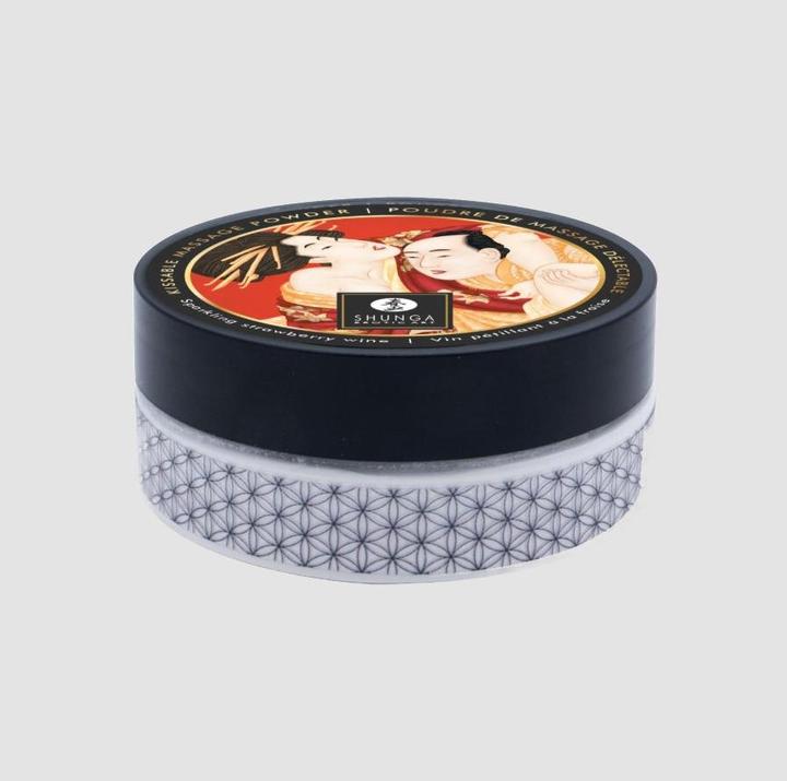 Produktbild Shunga Essbares Massagepulver-Set Erdbeere (75 ml)