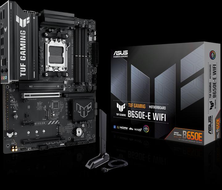 Image du produit ASUS MB TUF GAMING B650E-E WIFI (AM5, AMD B650E, ATX)