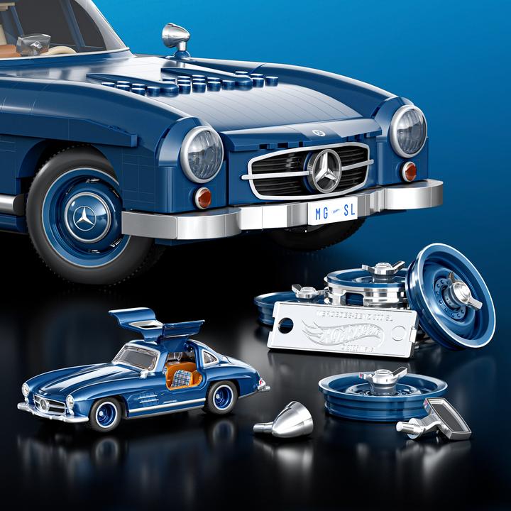 Produktbild Mattel Brick Shop Premium Series Mercedes-Benz 300 SL