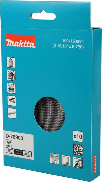 Actual product image Makita Netzschleifmittel 100x150 mm A120 - D (120)