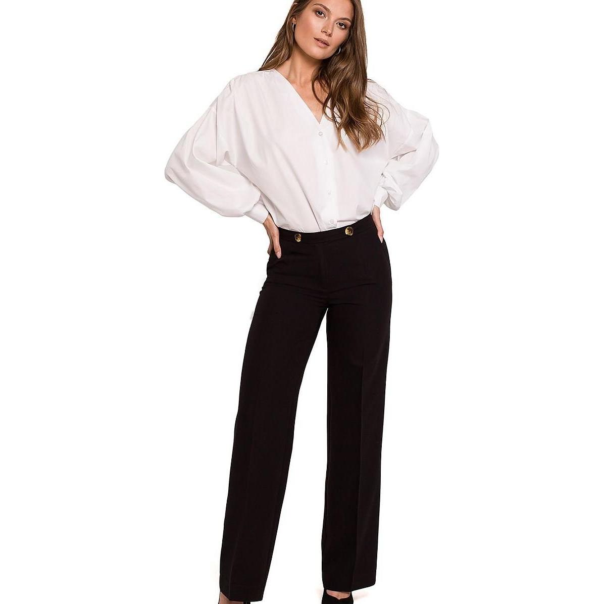 Makover, Damen, Anzug, Lange Hose, Schwarz, (XL)