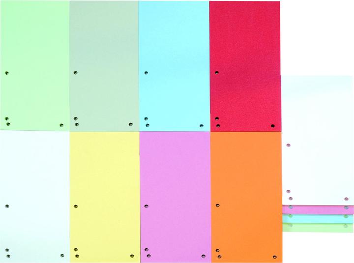 Actual product image Donau dividers, cardboard, 1/3 a4, 235x105mm, 100pcs, white