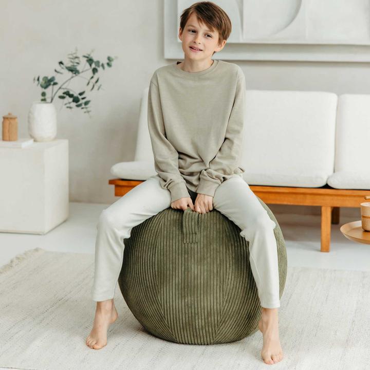 Immagine prodotto Vluv Palla per sedersi Vlip Ø 50-55 cm, oliva (55 cm)