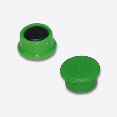 Thumbnail - Alco, Magnet, Magnet 13 x 7 mm (Ø x H) 13mm 0,1kg dunkelgrün 10 St./Pack. (10 x)