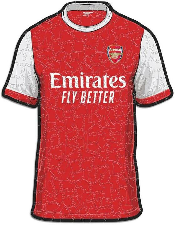 Actual product image Iconic Arsenal FC - Jersey - Wooden Puzzle Size S (150 pieces) (150 pieces)