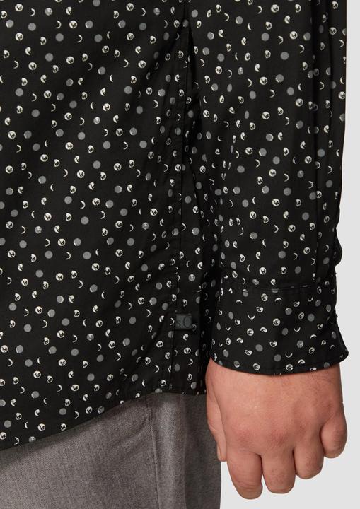 Immagine prodotto S.Oliver Hemd Slim Fit: Gemustertes Popeline-Hemd mit Kentkragen (3XL)