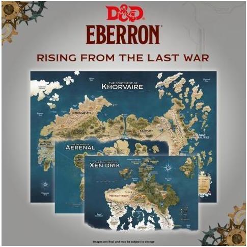 Actual product image Dungeons & Dragons D&D Landkarte Eberron (German)