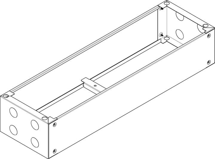Produktbild ABN UT420 Standsockel RAL7022 B/H/T 1090/200/340mm