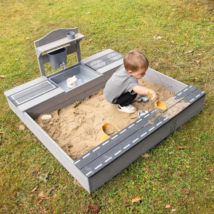 Produktbild Roba Sandkasten mit Matschküche 54x117x118 cm