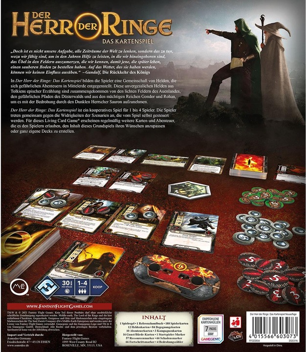 Produktbild Asmodée FFGD2834 - Herr der Ringe LCG: Das Kartenspiel (Neuauflage), für 1-4 Spieler ab 13 Jahren (Deutsch)