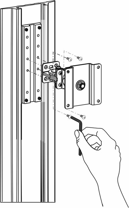 Actual product image Ergotron Mounting kit LCD arm ALU profile rail (Wall)