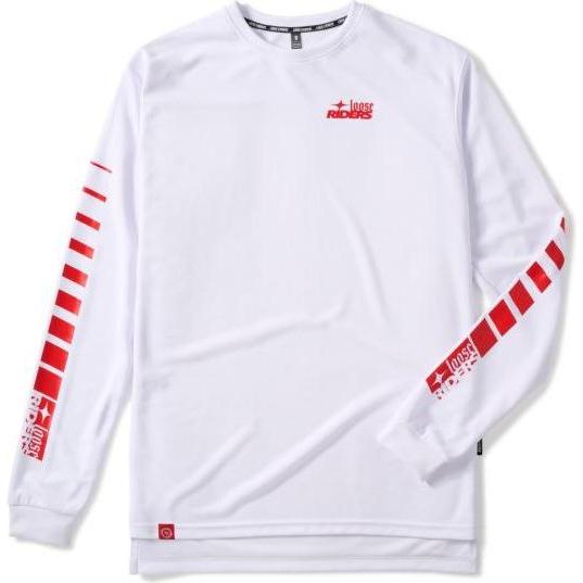 Loose Riders, Unisex, Maglia ciclismo, Shutter (M), Bianco, M