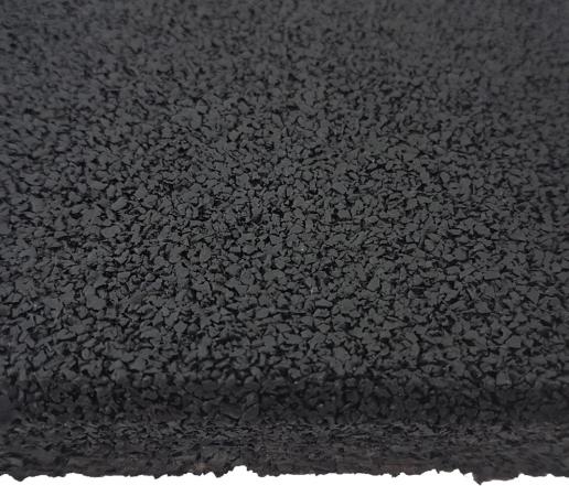 Actual product image Stockz Rubber floor "Standard Tiles Black" 100x100cm (2 cm)