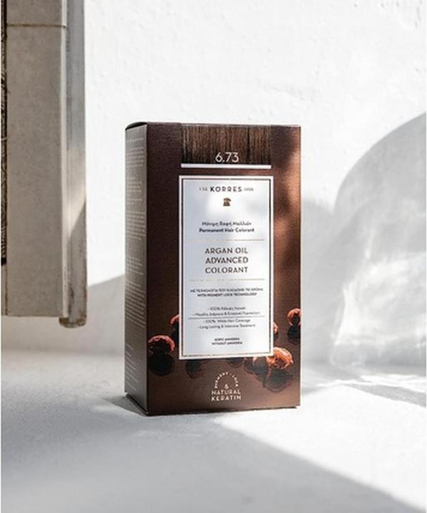 Image du produit Korres Huile d’ Argan Coloration Permanente (6.73 Cacao doré)