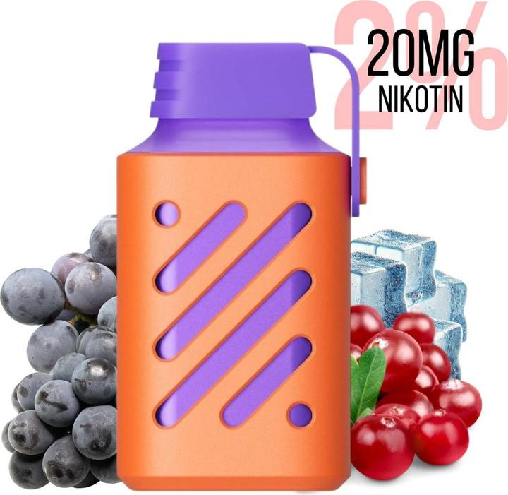 Produktbild Vozol Gear 600, Cranberry Grape ICE (Cranberry, Traube)