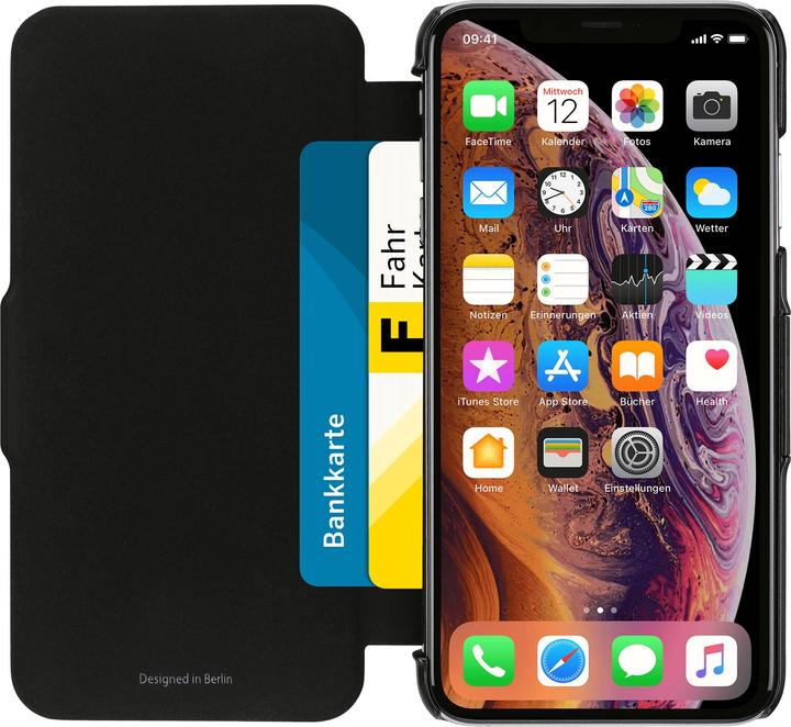 Actual product image Artwizz SmartJacket PRO Folio for iPhone Xs Max Titanium (Apple iPhone XS Max)