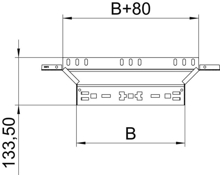 Produktbild OBO Bettermann Anbau-Abzweigstück RAAM 620 FS 60x200 (60 mm)