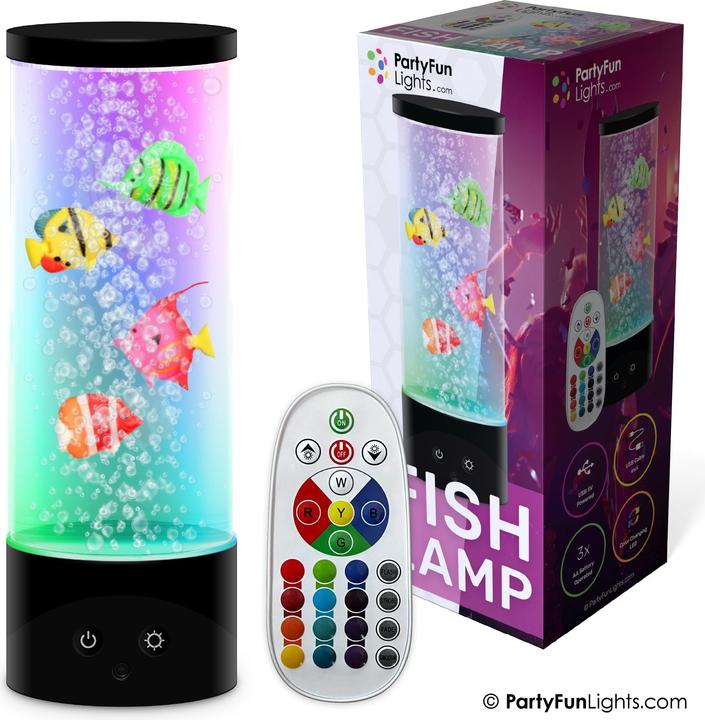 Actual product image PartyFun Lights Party Fun Lights - Fishing lamp with remote control - H: 28cm (605404) (LED)