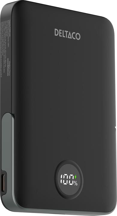 Actual product image Deltaco Power Bank - 5000 mAh Powerbank - Sort - 5000 mAh (5000 mAh, 20 W, 19.25 Wh)