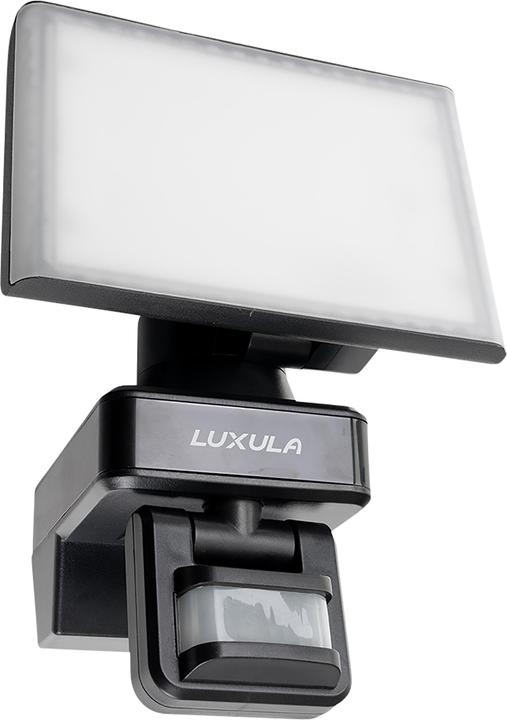 Luxula LED-Fluter LX400193, mit BM, 20 W, 2100 lm, 4000 K, schwarz (2100 lm, IP54)