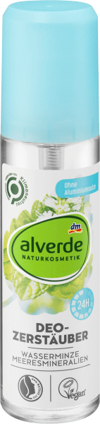 Produktbild dm alverde Deo Zerstäuber Deodorant Wasserminze Meeresmineralien (Spray)