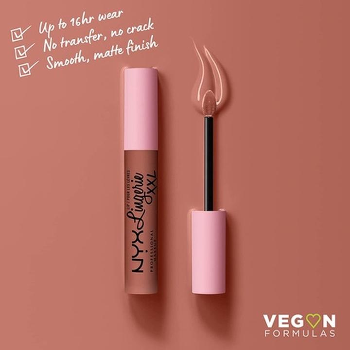 Actual product image NYX Professional Make-Up Lip Lingerie XXL Candela Babe (25 Candela Babe)