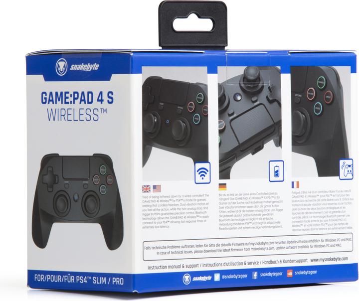 Produktbild Snakebyte SB909375 Gaming-Controller Bluetooth/USB Gamepad Analog / Digital PlayStation 4, Playstation 3 (PS3, PS4)