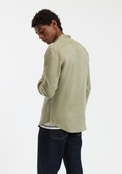 Immagine prodotto La Redoute Collections Gerades Leinenhemd mit Stehkragen (XL)