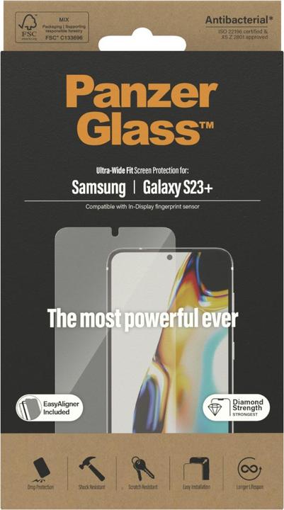 Produktbild PanzerGlass Ultra Wide (1 Stück, Samsung Galaxy S23+)