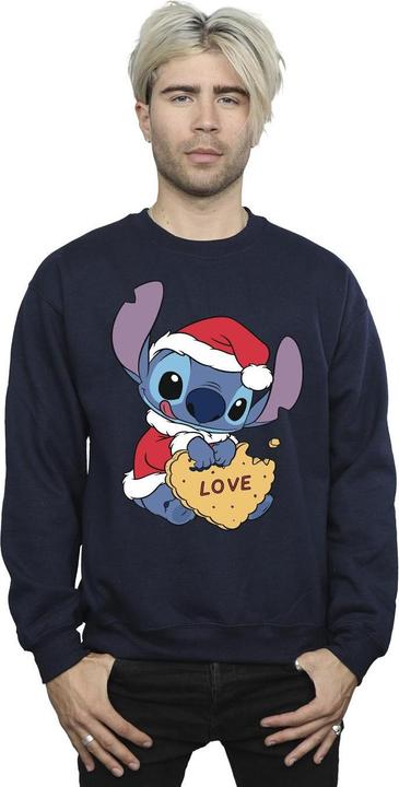 Produktbild Disney Lilo And Stitch Christmas Love Biscuit Sweatshirt (4XL)