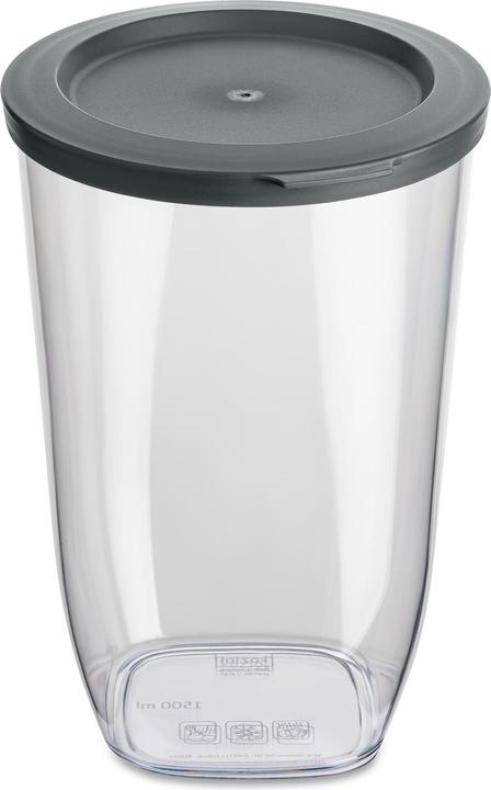 Actual product image Koziol Storage Jar Connect Dry M 1.5 l, Dark Grey (1.50 l)